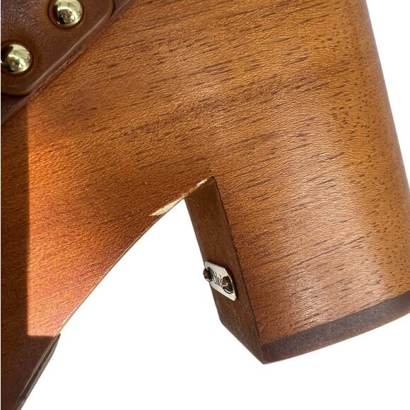 Chloe Jeanette Studded Platform Clogs - Picture 13 of 16